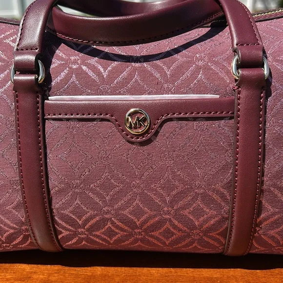Michael Kors Burgundy Satchel - Picture 10 of 16